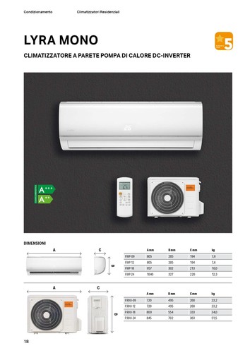 Climatizzatore inverter 12000 - inverter,